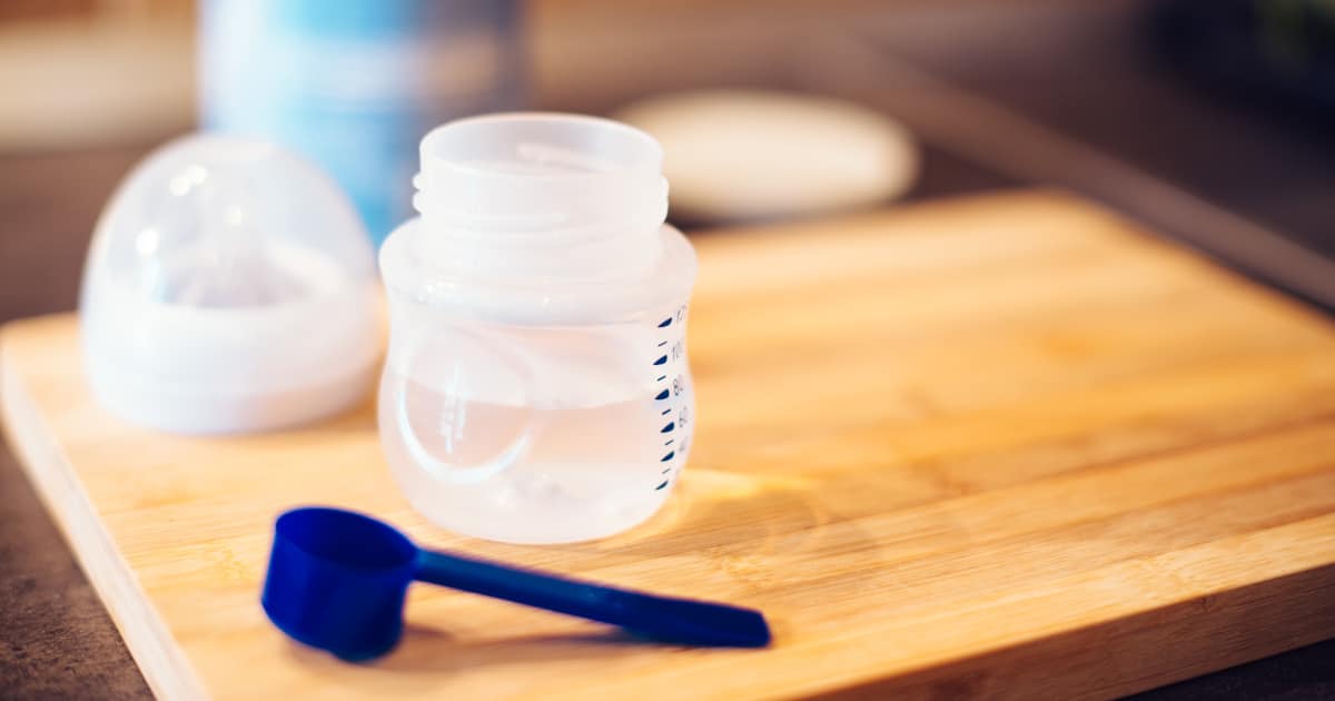 Wasser für Babynahrung